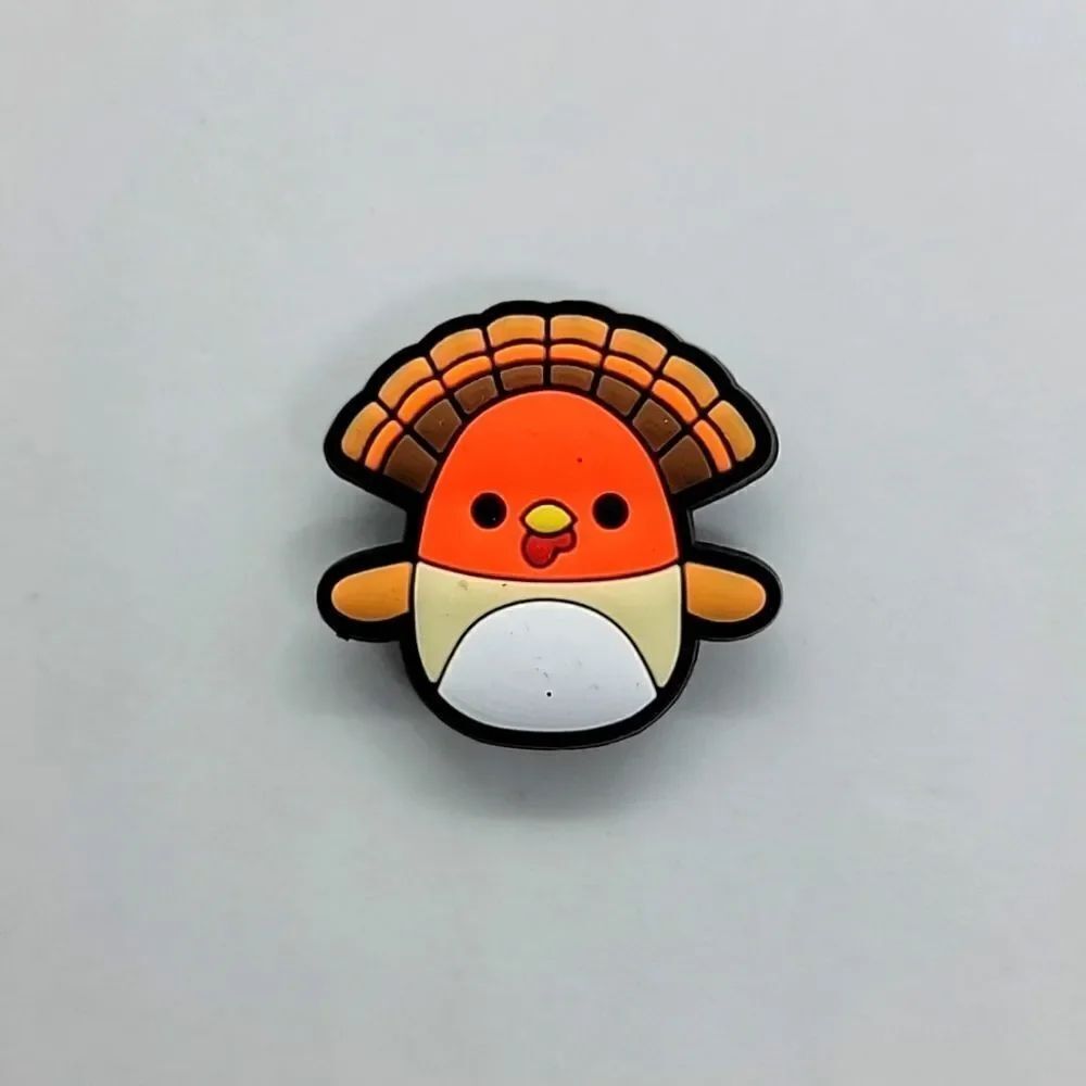 🎈5/$10🎈 PATCHES..CROC CHARMS.. Squishmello.. Thanksgiving.. turkey..